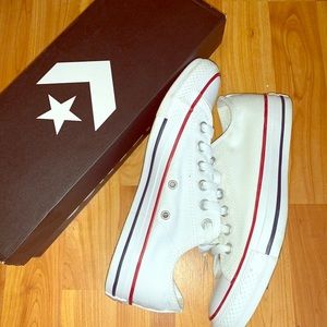 white low top converse
